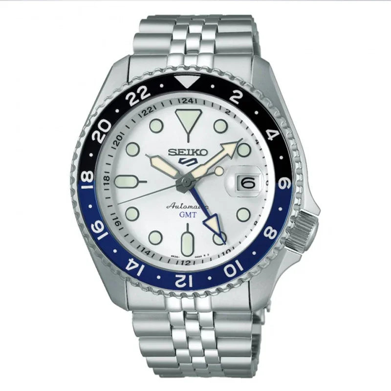 Seiko 5 Sports SKX Auto. GMT - White - Tempus Kronos