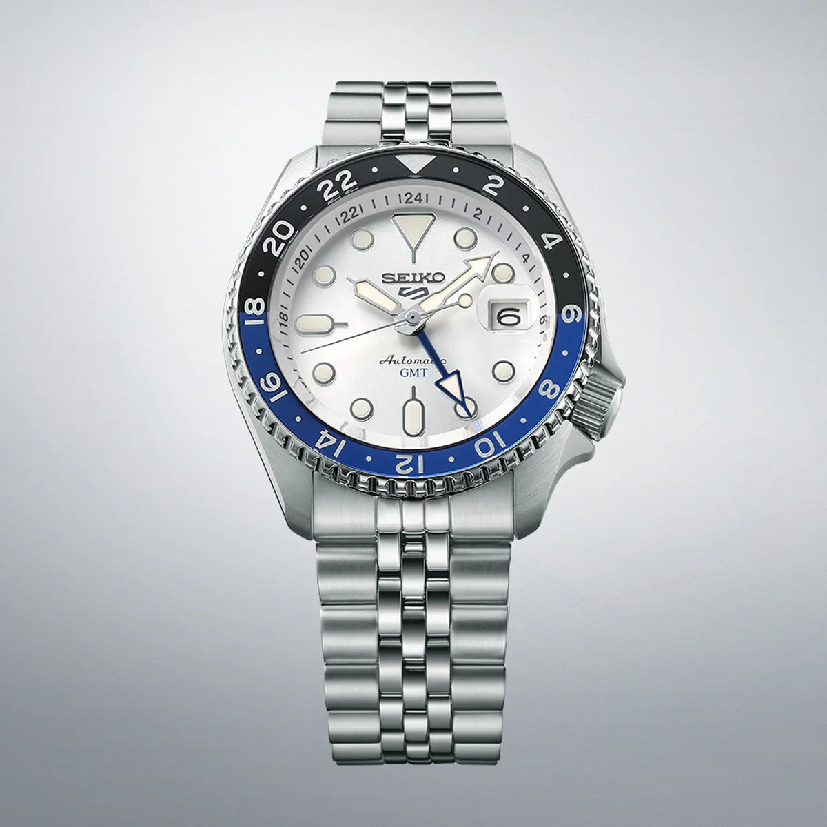 Seiko 5 Sports SKX Auto. GMT - White - Tempus Kronos