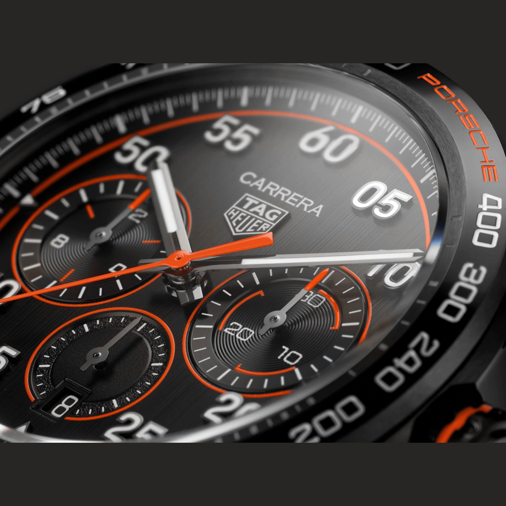 SPECIAL EDITION TAG Heuer Carrera Chronograph x Porsche Orange Racing - Tempus Kronos