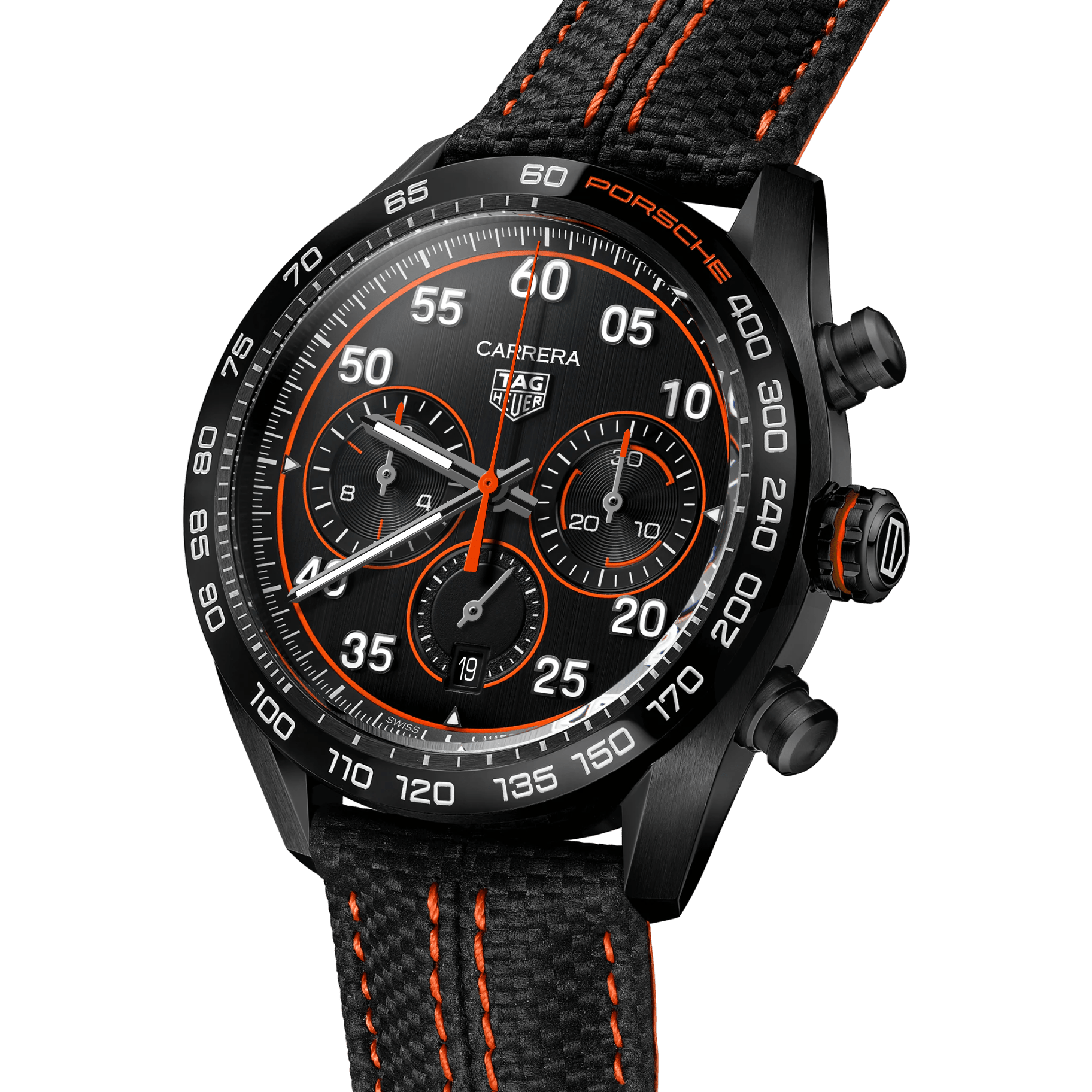 SPECIAL EDITION TAG Heuer Carrera Chronograph x Porsche Orange Racing - Tempus Kronos